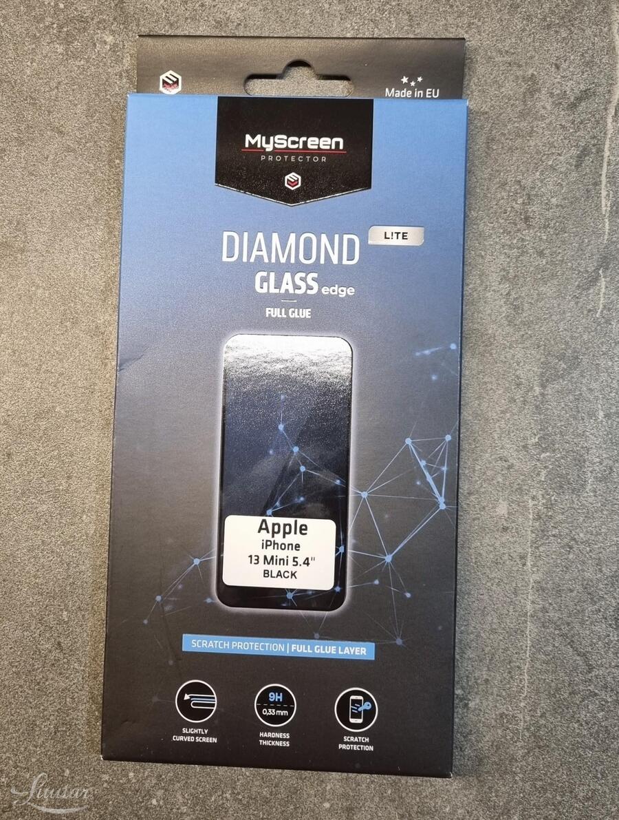 Kaitseklaas MS DIAMOND iPhone 13 MINI 5.4" must 