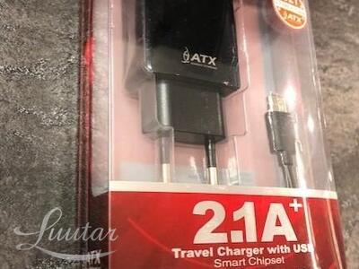 Laadija ATX U21 2.1A + Juhe USB Type-C UUS! 