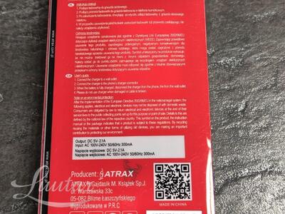 Laadija ATX 5V/2.1A+ juhe Lightning
