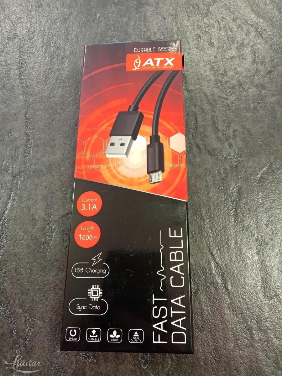 Juhe ATX USB → microUSB Pikk otsik 8mm