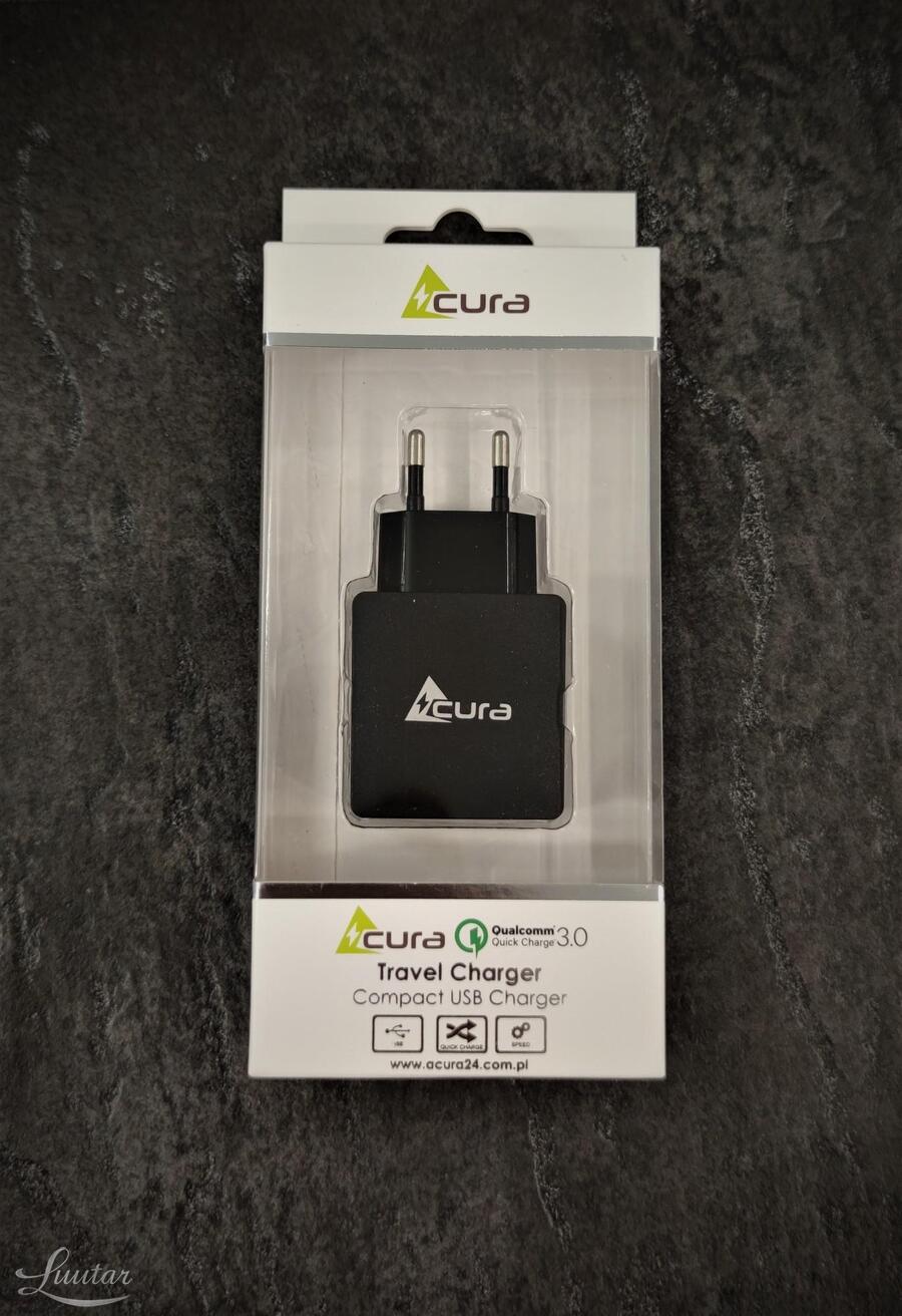 Laadija USB 3A Acura Quick
