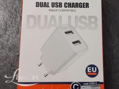 Laadija Jellico C6 USB 2A + USB Type-C UUS!