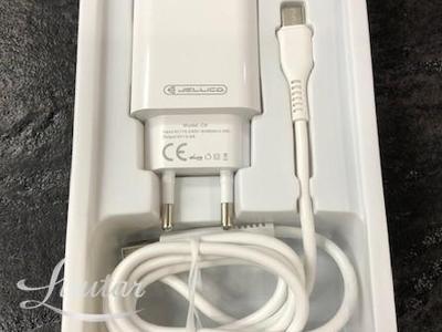 Laadija Jellico C6 USB 2A + USB Type-C Uus!