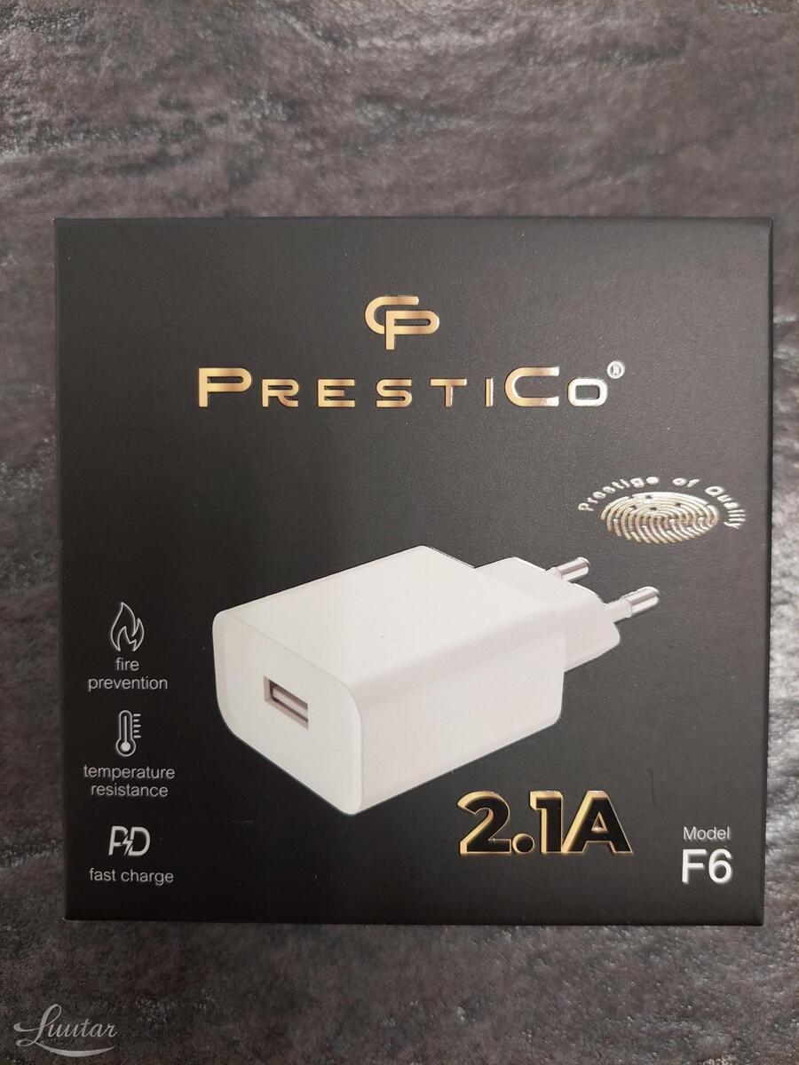 Laadija USB 2.1A 5V PRESTICO UUS!