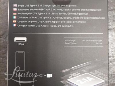 Laadija USB 2.1A 5V PRESTICO UUS!