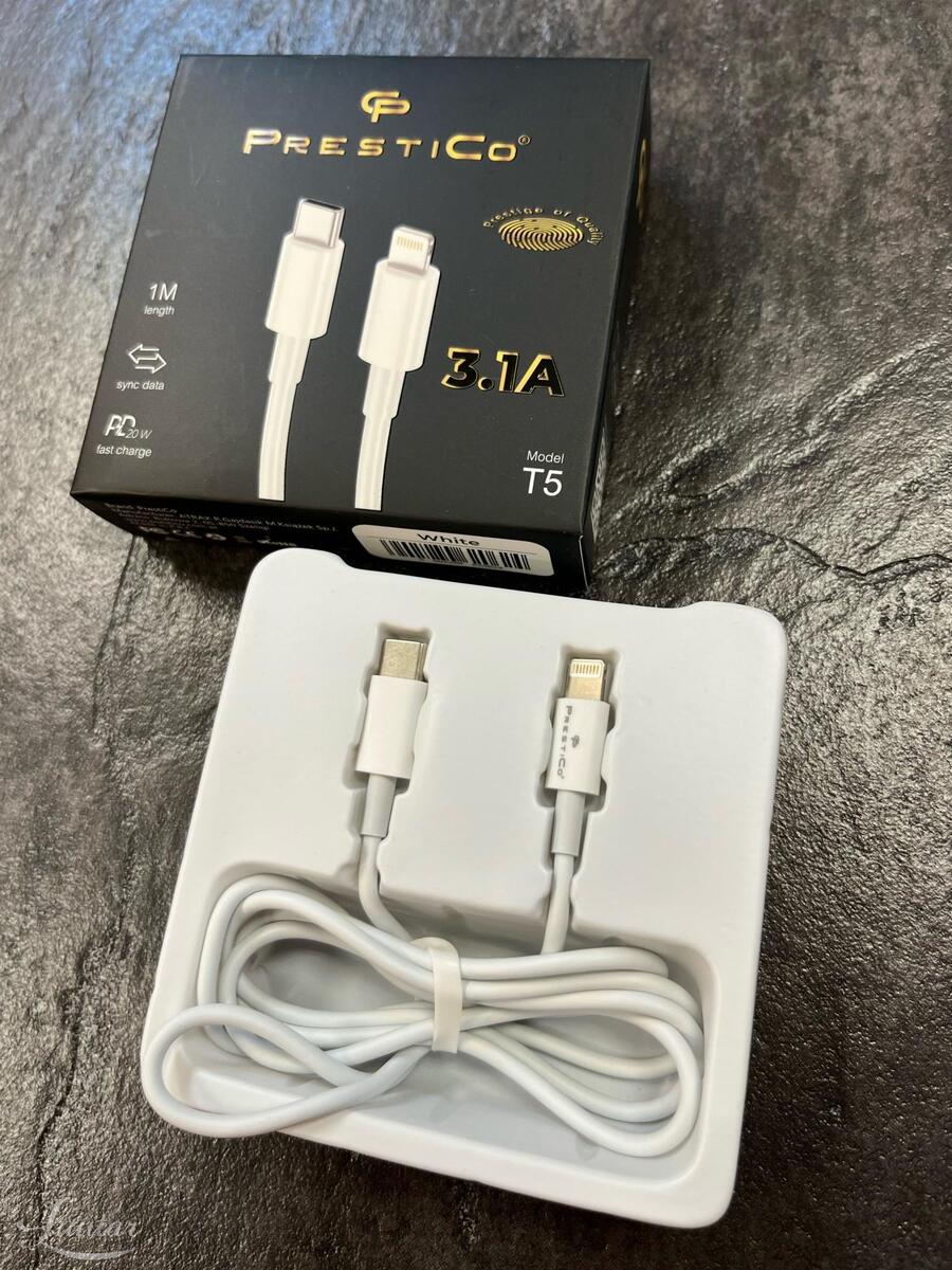 Juhe Prestico USB Type-C + Lightning UUS!