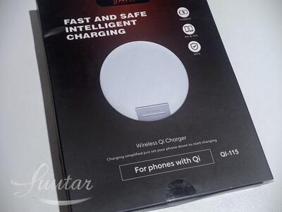Juhtmevaba laadija QI-115 (10W) 2in1  valge UUS!