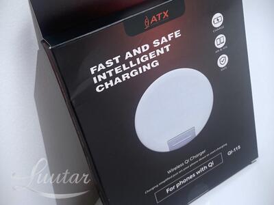 Juhtmevaba laadija QI-115 (10W) 2in1  valge UUS!