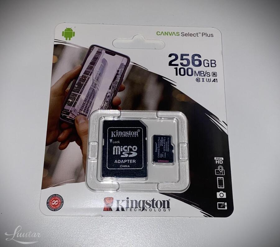 Mälukaart KINGSTON mircoSDXC SDCS2 256GB C1 UUS!