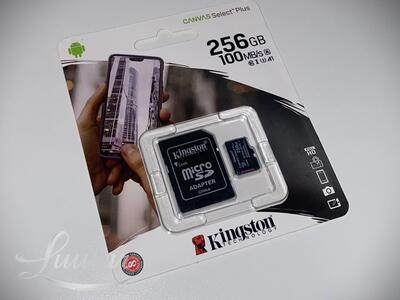 Mälukaart KINGSTON mircoSDXC SDCS2 256GB C1 UUS!