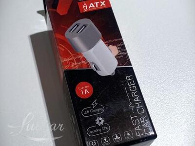 Autolaadija ATX Mini 1A 2xUSB  hall  UUS!