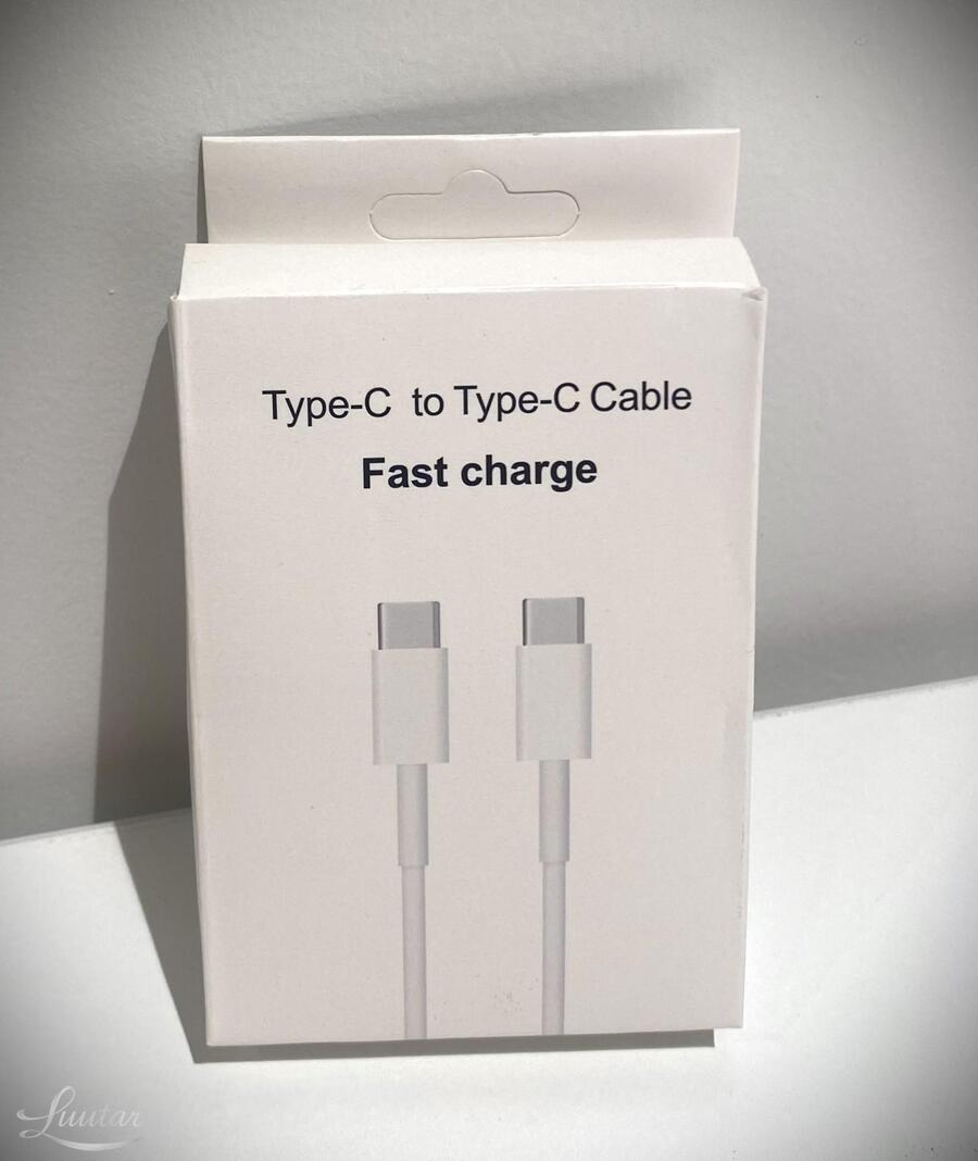 Juhe USB Type-C to USB Type-C BOX 1M  valge  UUS!