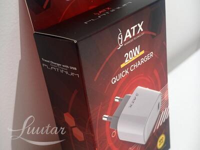 Laadija ATX USB-C PD 20W  U58 valge UUS!