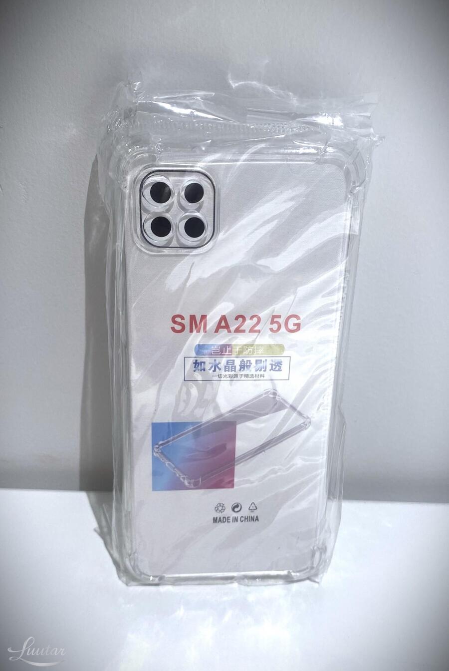 Silikoonümbris ANTI-SHOCK CLEAR Samsung A22 5G 1.5mm UUS!