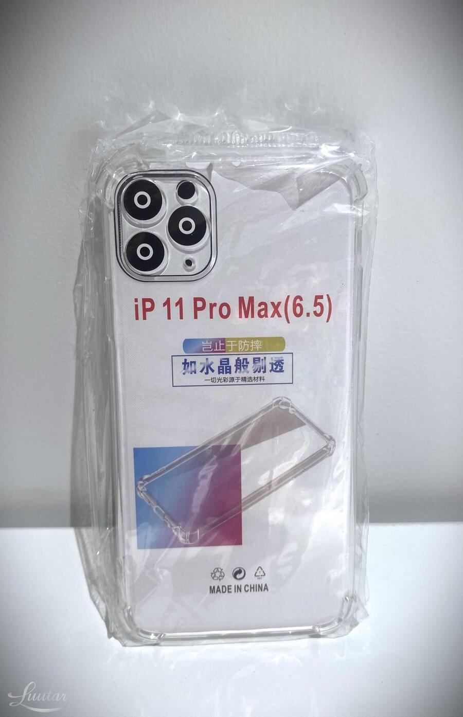 Silikoonümbris ANTI-SHOCK CLEAR iPhone 11 Pro Max 6.5"  1.5mm UUS!