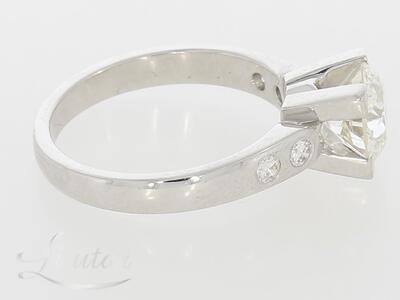 Kuldsõrmus 750* UUS! Käsitöö Briljandid 1.70ct