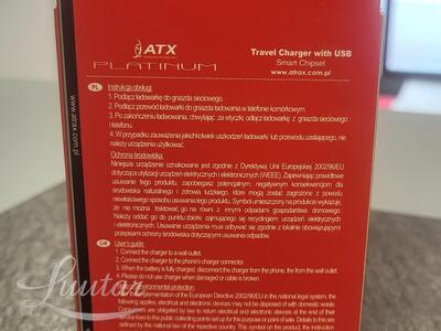 Laadija ATX 2.4A + USB Type-C