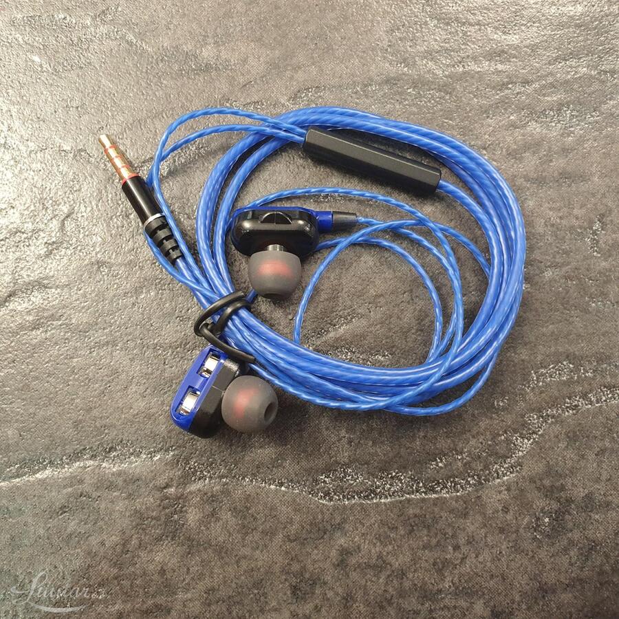 Kõrvaklapid SuperBass 3.5mm Microfoniga Sinine