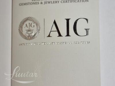 Kuldsõrmus 585* UUS! Briljandid 0,20ct + AIG sertifikaat 