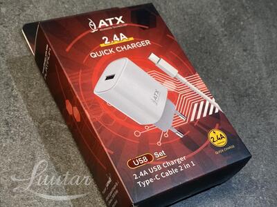 Juhe ATX 2.4A + USB Type-C