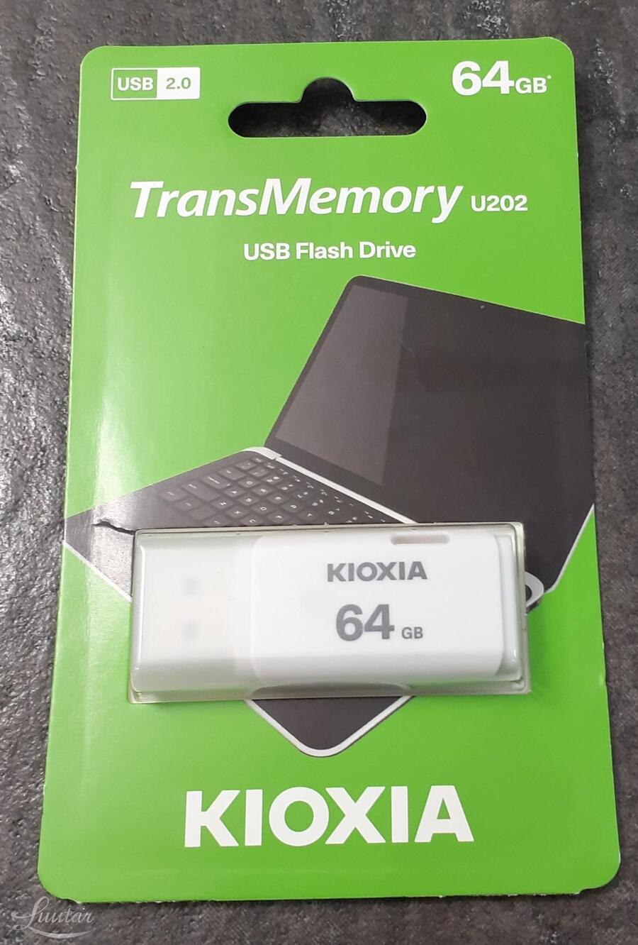 Mälupulk KIOXIA 64GB! UUS!