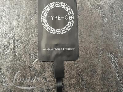 Adapter Qi Juhtmevaba laadimiseks USB Type-C