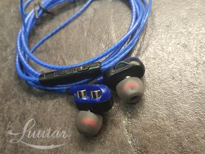 Kõrvaklapid SuperBass 3.5mm Microfoniga Sinine