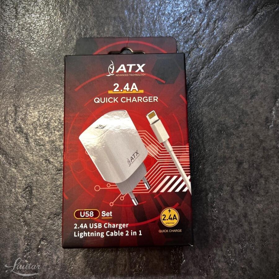 Laadija ATX 2.4A + Lightning