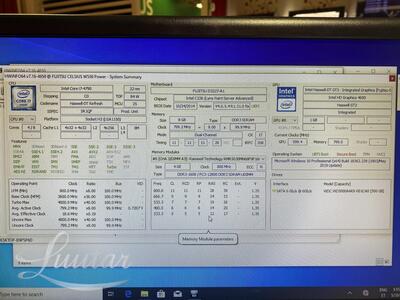 Lauaarvuti Fujitsu Celsius w530 Power
