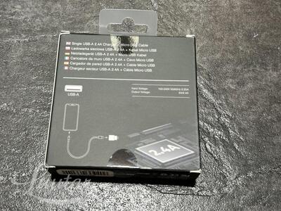 Laadija Prestico F7S USB juhe → Micro USB 2.4A