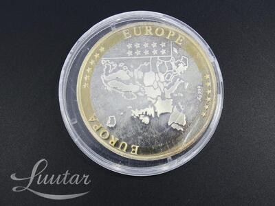 Hõbemünt 999* Monaco eurode medal 