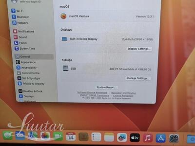Sülearvuti Apple MacBook Pro 15 2018 512GB