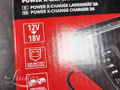 Autolaadija Einhell Power X-Car Charger 3A UUS! 