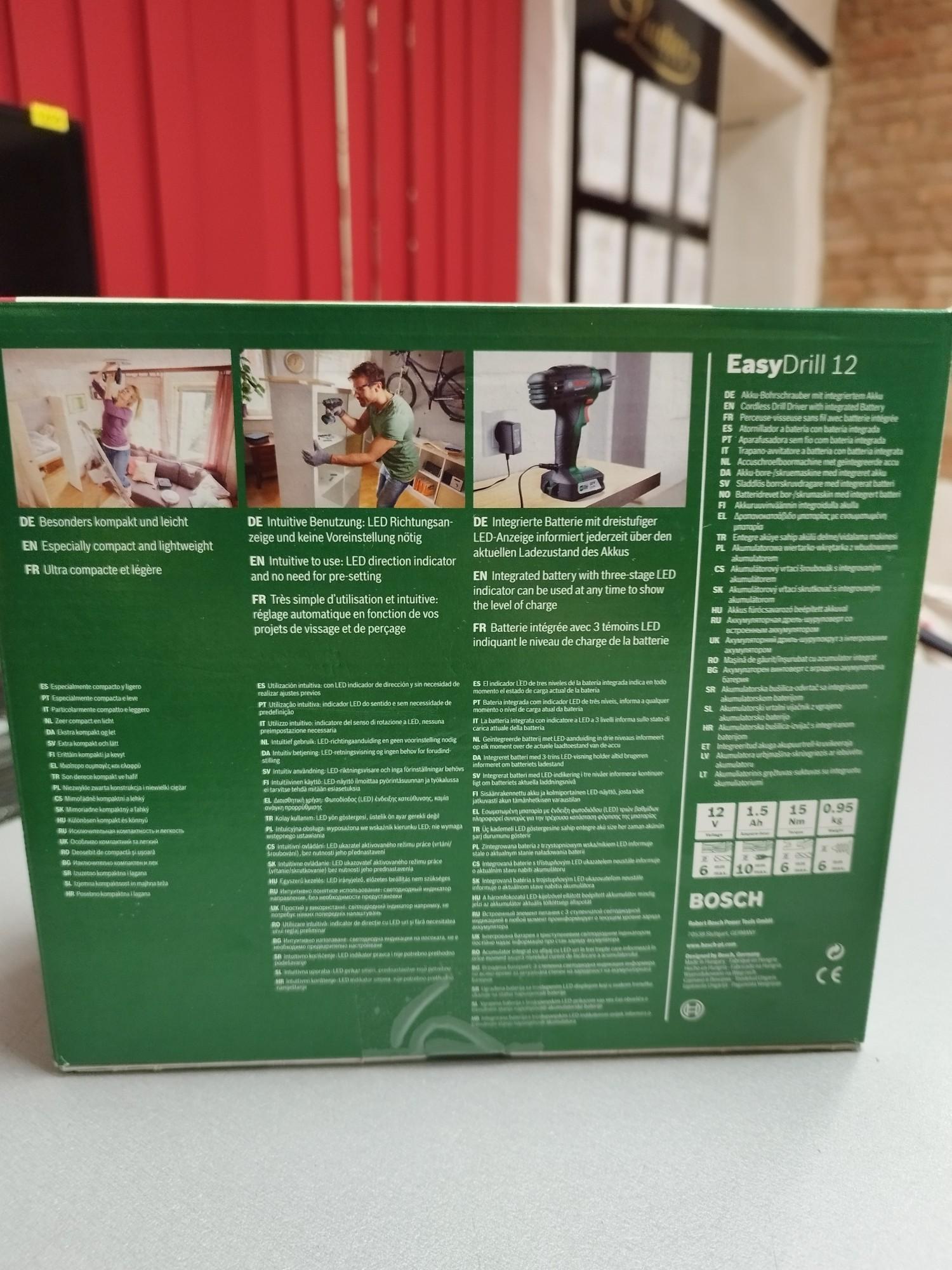 Akutrell kruvikeeraja Bosch EasyDrill 12V Luutar