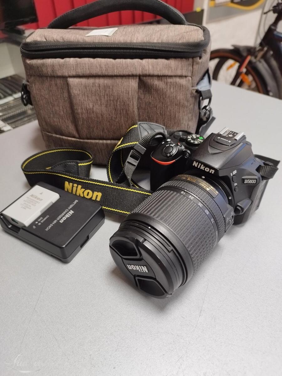 Peegelkaamera Nikon D5600 + objektiiv Nikkor 18-140mm f/3,5-5,6G DX VR