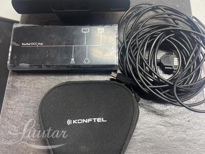 Konverentsikaamera komplekt Konftel C20EGO - 4K Ultra HD/30fps kaamera, lauamikrofon (kuni 6 inimest), OCC hub 5m USB-kaabel