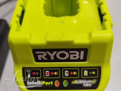 Ryobi ketas poleerija R18P ja Ryobi ketas saag RWSL1801, 1 x 4,0aH aku ja akulaadija