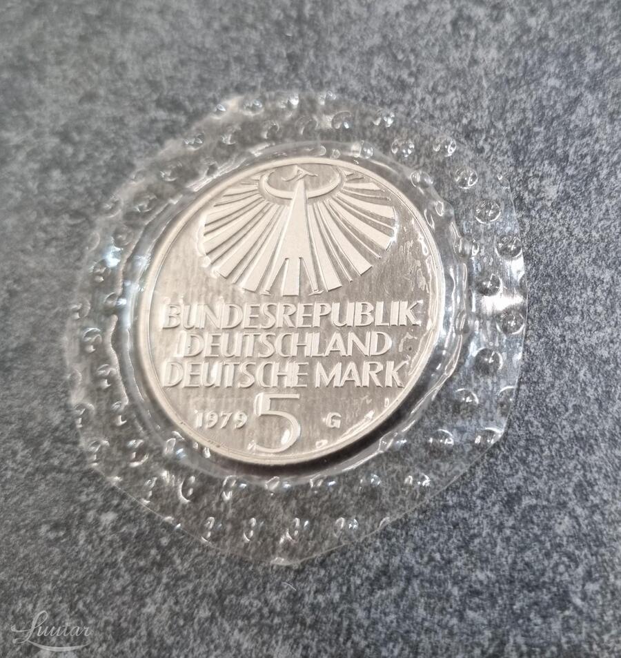 Münt 5 marka Otto Hahn 1879-1968