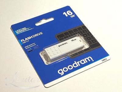 Mälupulk GOODRAM UME2 16GB 2.0 valge