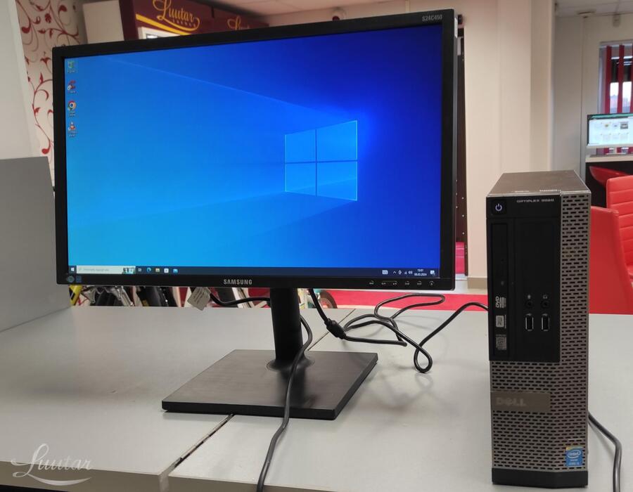 Lauaarvuti komplekt Dell Optiplex 3020 + SamsungLS24C45K