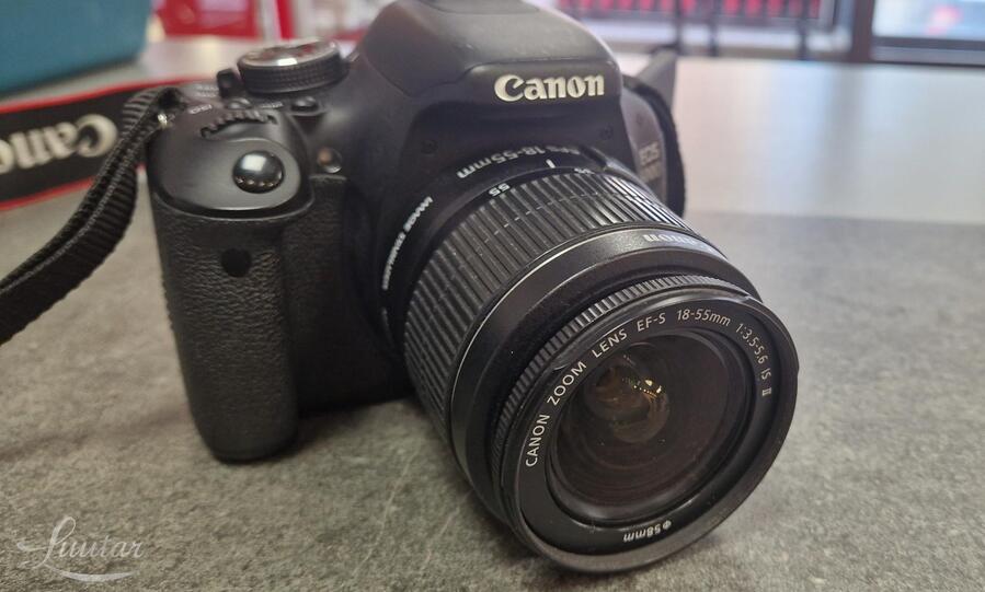 Peegelkaamera Canon EOS 600D + EF-S18-55mm