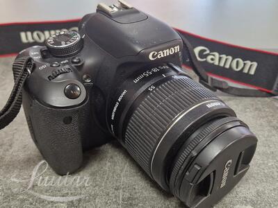 Peegelkaamera Canon EOS 600D + EF-S18-55mm