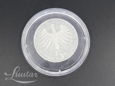Hõbemünt 625* 5 Deutsche Mark Albert Schweitzer 1975