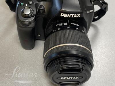 Peegelkaamera Pentax K-50 + 18-55mm