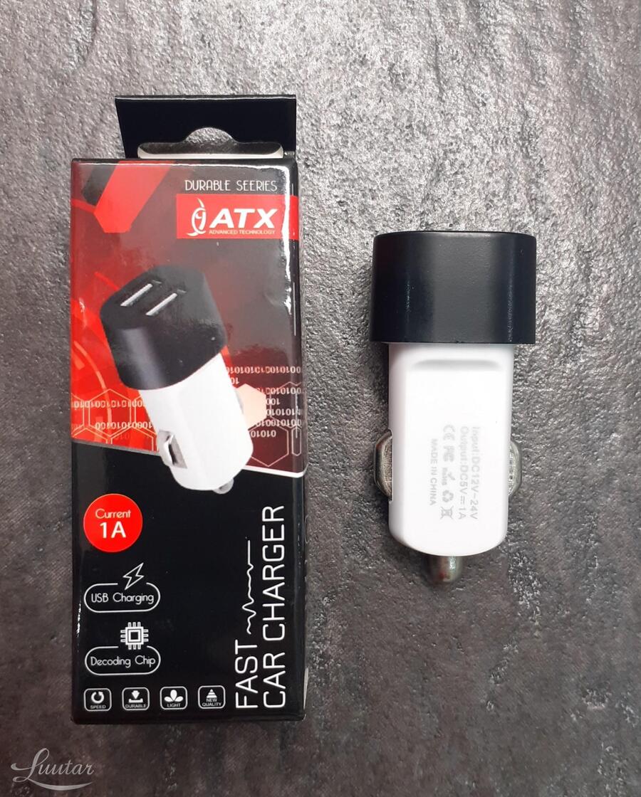 Autolaadija ATX mini 2A 2xUSB