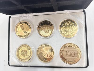 Müntide komplekt "Kümnendi kõige olulisemad medalid"