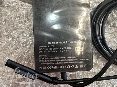 Kaabel Microsoft Surface Tip AP-65W 15V