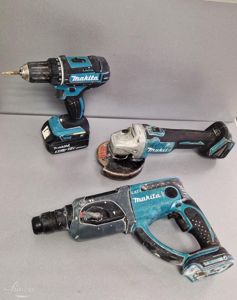 Tööriistad Makita DGA504 + DDF482 + DHR202