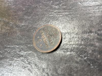 Münt 3 kopikat 1843a Venemaa