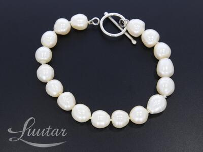 Pärlikaelakee + pärlikäevõru hõbedaga 925*